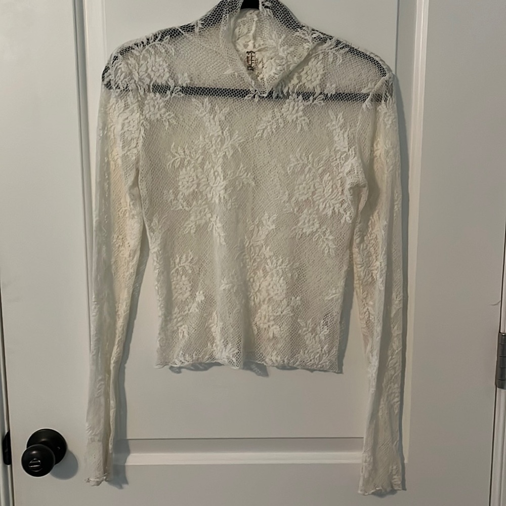 Free People Intimately lace layering top- XS
